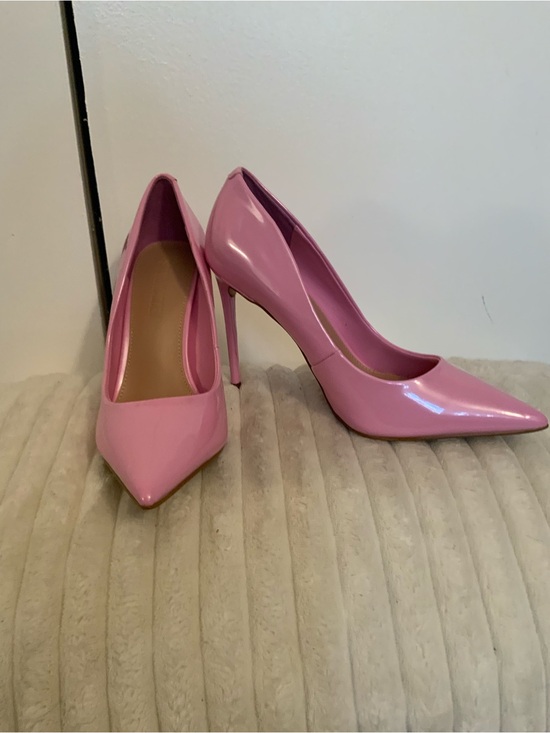 Steve Madden Shoes - Steve Madden Pink Patent Pointed-Toe Stiletto Pumps